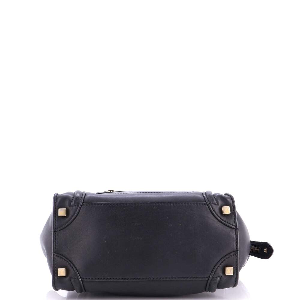 Celine Luggage Bag Smooth Leather Micro #247500C12B - Picture 4 of 7